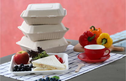 Natural Color 5-compartment lunch tray - 400/Case